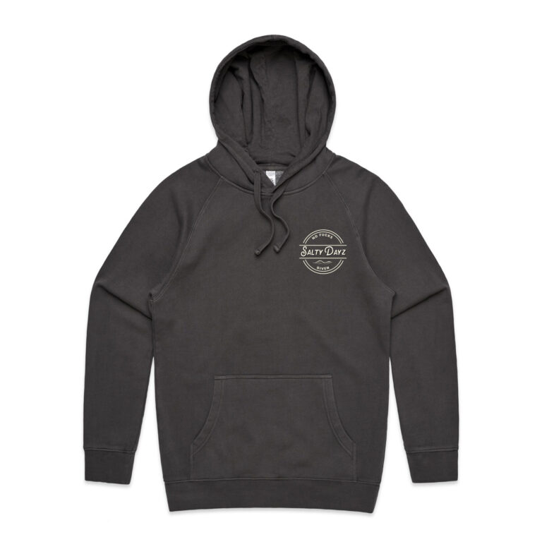 Salty Dayz Faded Hoodie ~ Locals Only Shark – Hooded Jumper - Salty Dayz